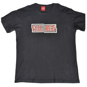 Full Send USA Flag Logo Tee Black 100 Percent Cotton Graphic Shirt XL